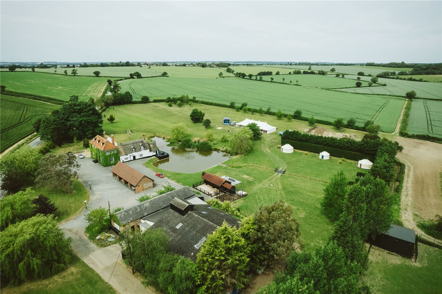 Ariel View of Suffolk Retreats